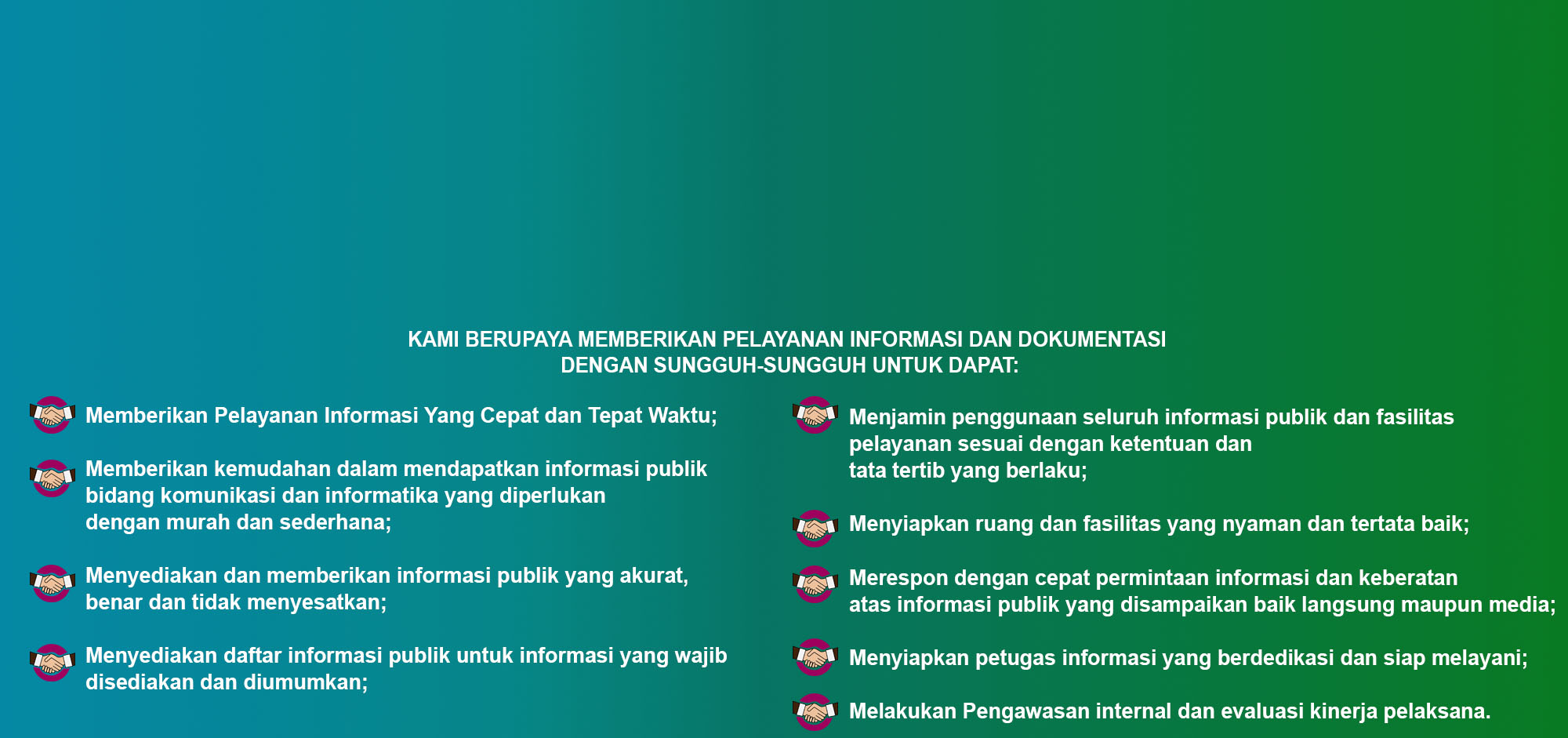 Maklumat Pelayanan Informasi Publik